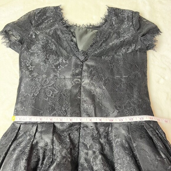 Grace Karin Black Lace Tea Length Dress Women’s 8 - Picture 10 of 11